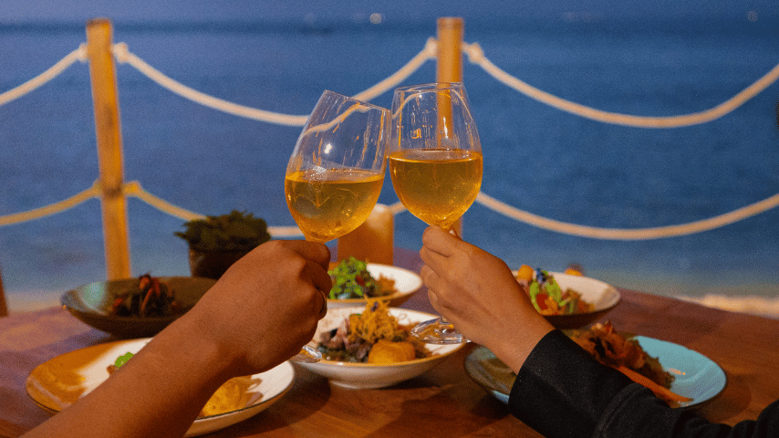 Beachfront Restaurant on Nusa Lembongan